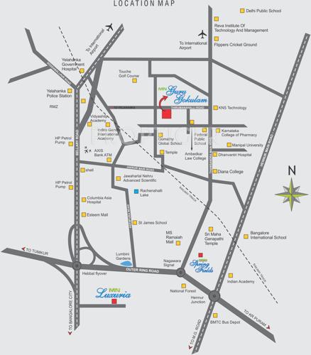  guru-gokulam Images for Location Plan of  Guru Gokulam