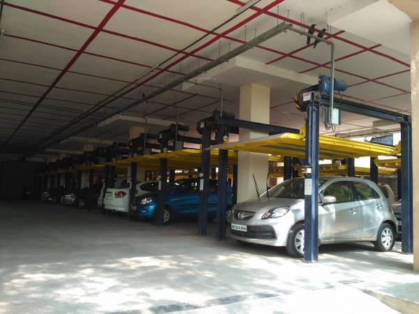 Car Parking amenities of Nahar Rosa Alba