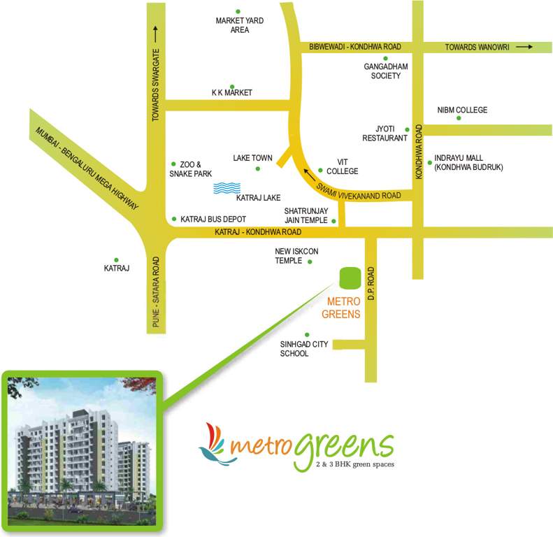  greens Images for Location Plan of Metro Greens
