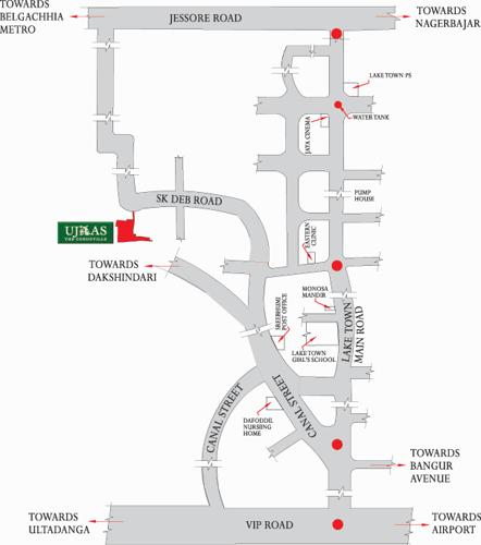 Images for Location Plan of Ambuja Neotia Ujaas The Condoville