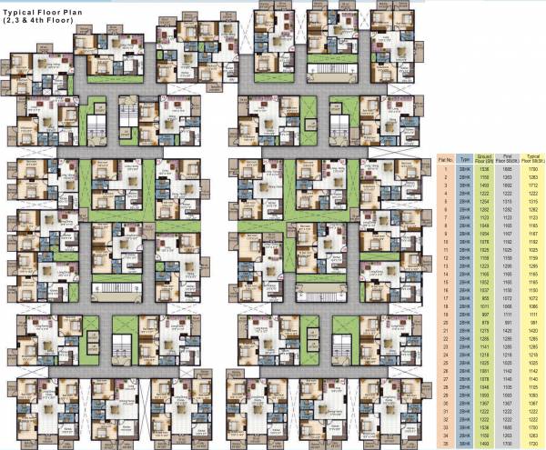Images for Cluster Plan of Vandana Spring Woods