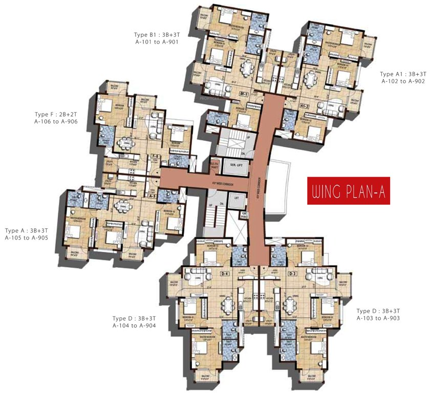 Images for Cluster Plan of Purva Bluemont