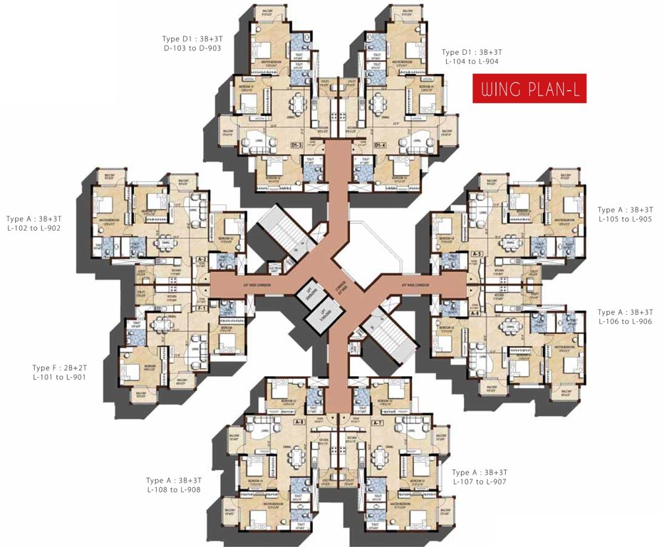 Images for Cluster Plan of Purva Bluemont