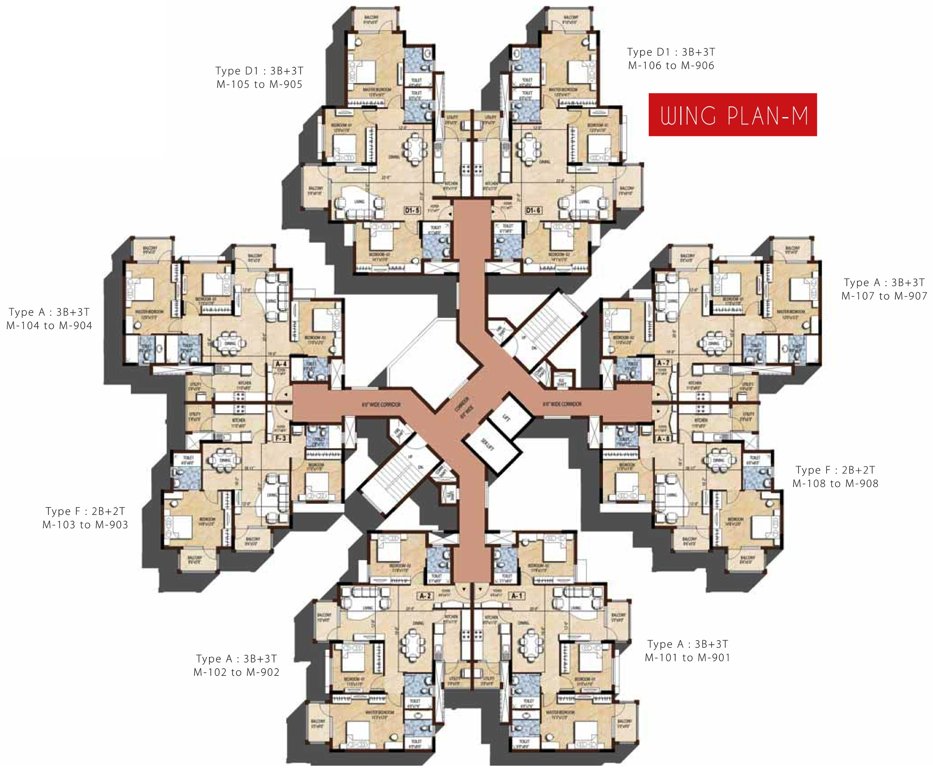 Images for Cluster Plan of Purva Bluemont