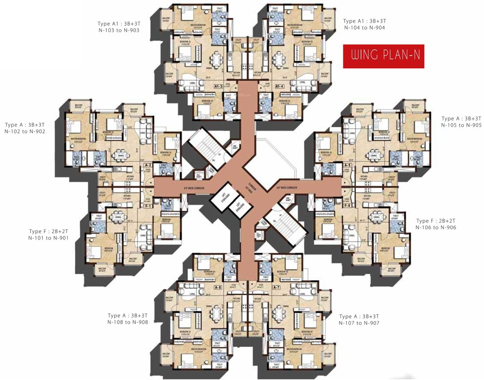 Images for Cluster Plan of Purva Bluemont