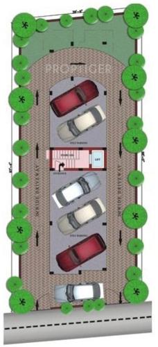 sp-homes saravana-apartments Saravana Apartments Cluster Plan for Stilt Floor