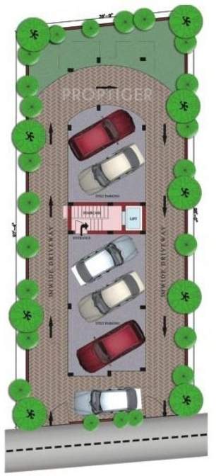 sp homes saravana apartments Saravana Apartments Cluster Plan for Stilt Floor