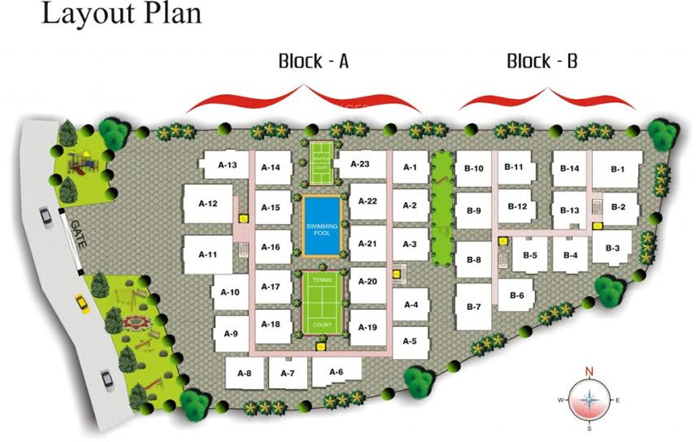  sarovar Images for Layout Plan of MC Sarovar