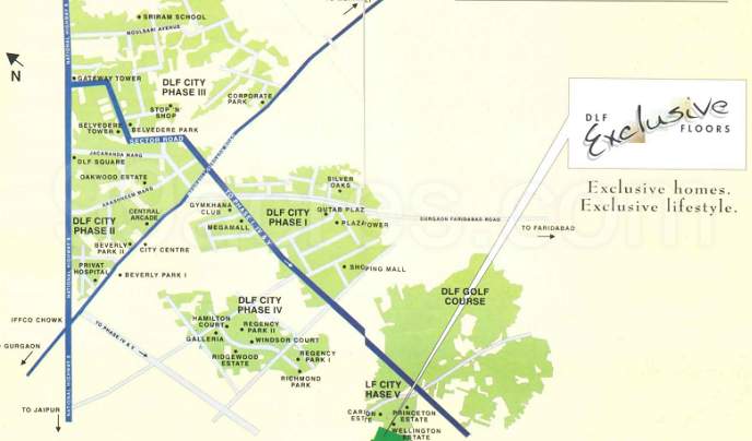  exclusive floors Location Plan