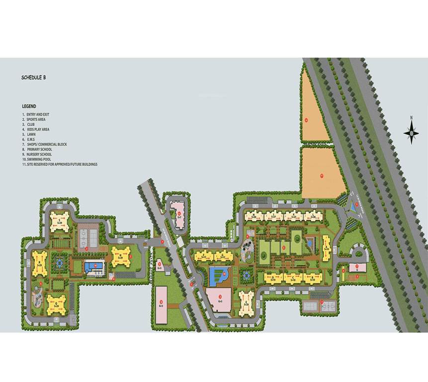  exclusive floors Master Plan