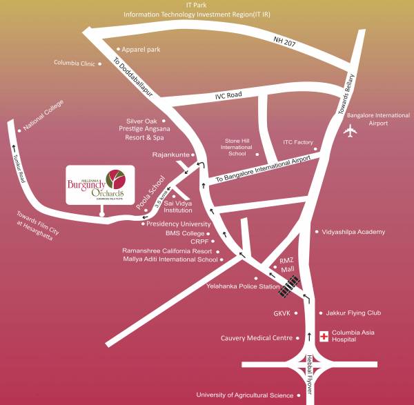 Images for Location Plan of Millennia Burgundy Orchards