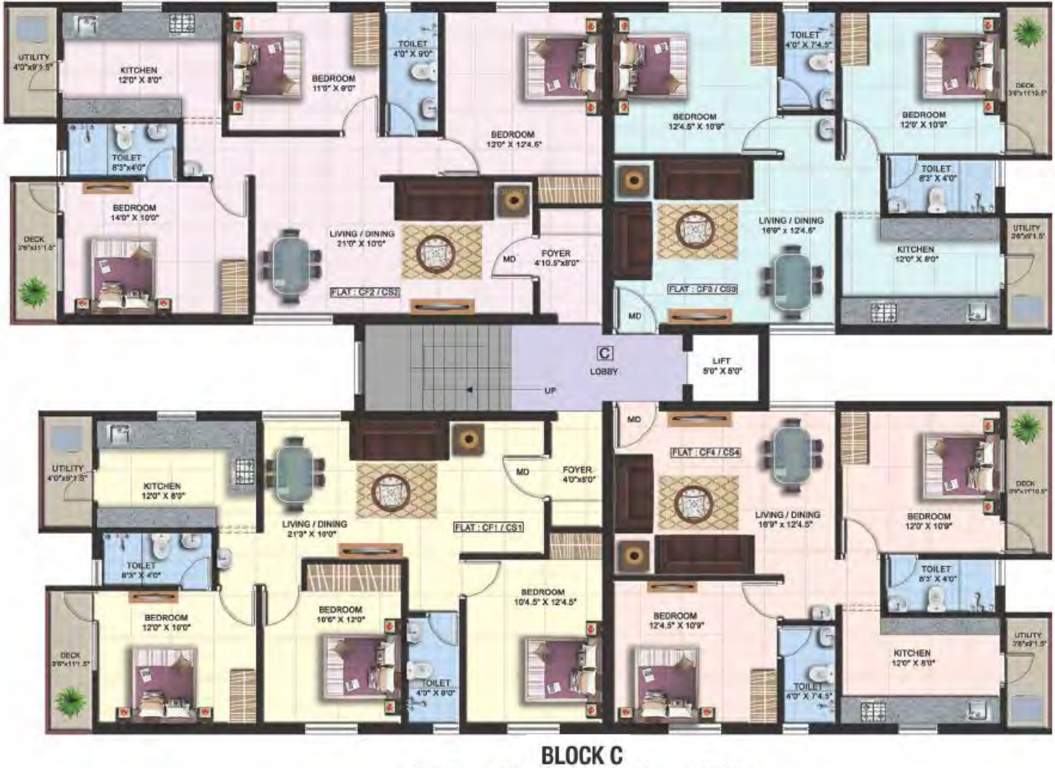 Images for Cluster Plan of Colorhomes Castle