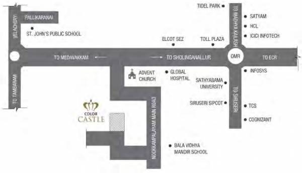 Images for Location Plan of Colorhomes Castle Images for Location Plan of Colorhomes Castle