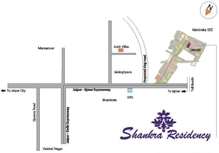 shankra residency Images for Location Plan of SSG Shankra Residency