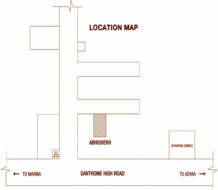 Images for Location Plan of Colorhomes Abhishekh
