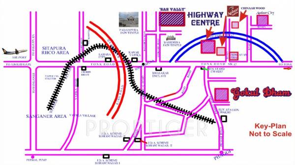 Images for Location Plan of Shree Mangalam Chinar wood