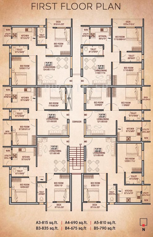 Images for Cluster Plan of Oyester Buvanam