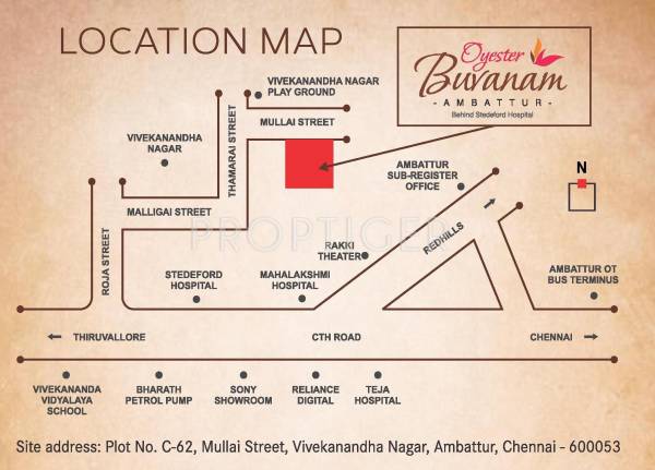 Images for Location Plan of Oyester Buvanam