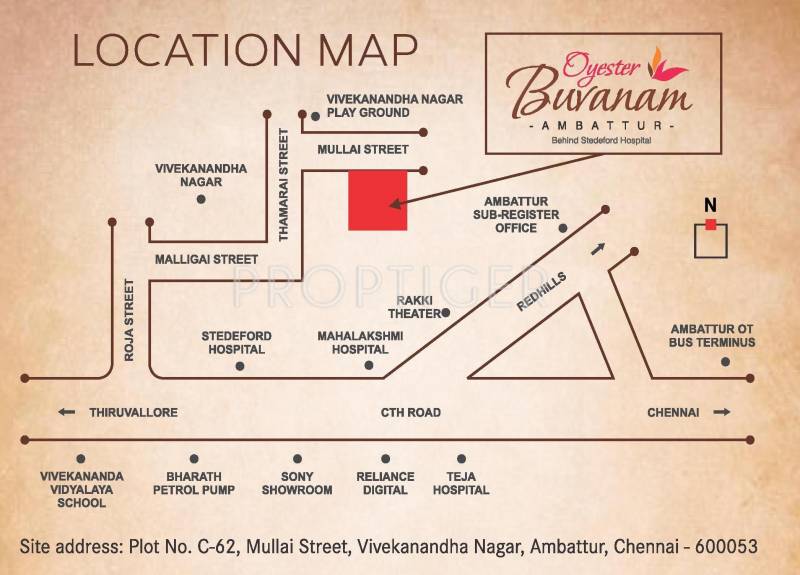 Images for Location Plan of Oyester Buvanam