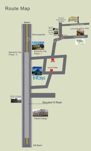 Images for Location Plan of Madhura Silicon Riviera