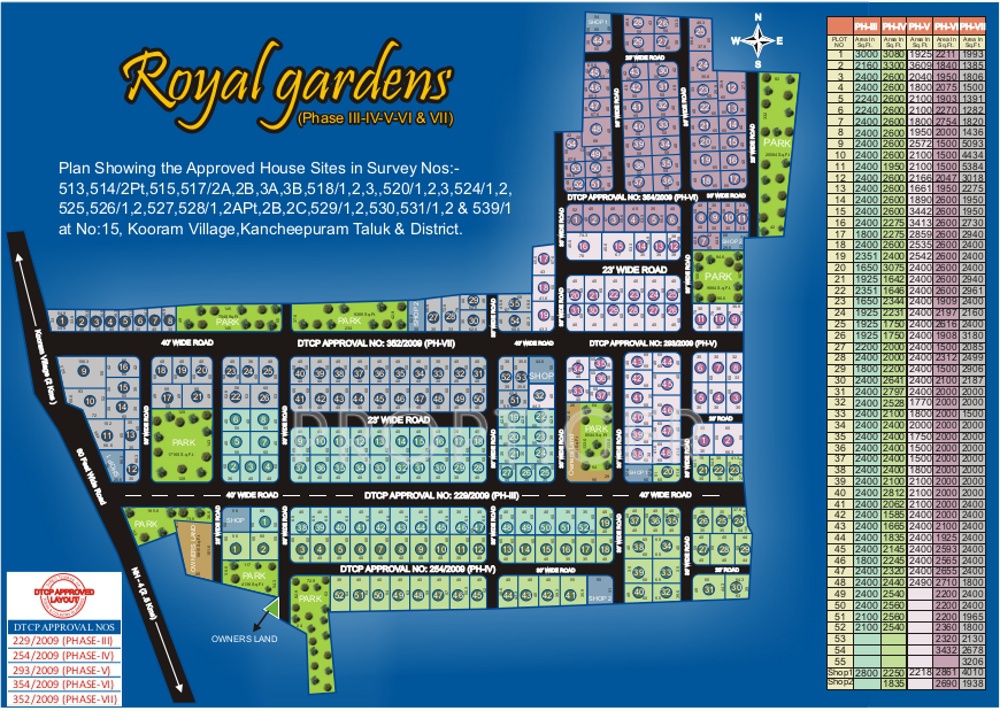 Images for Layout Plan of Land Royal Gardens
