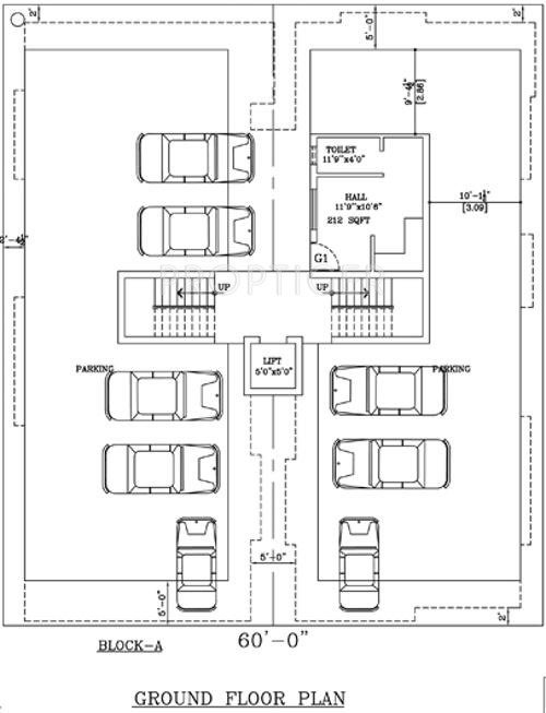 ANC Home Promoters Sadhasiva Ground Floor Cluster Plan
