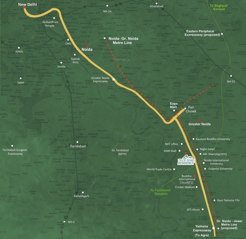  tech zone residency Images for locationPlan