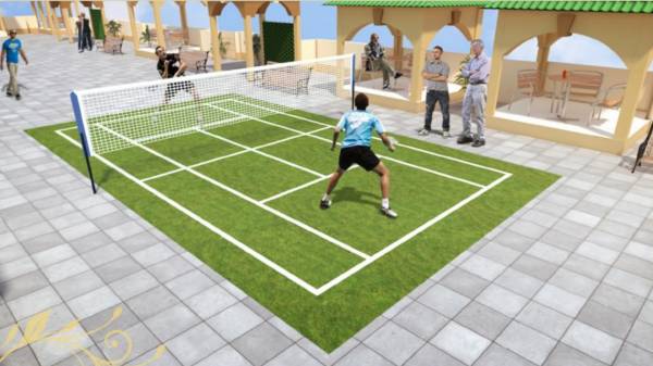  tech-zone-residency Badminton Court