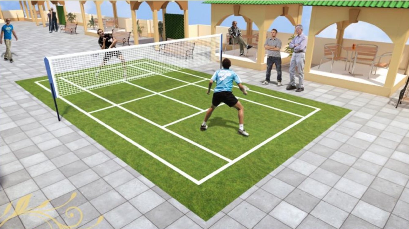  tech zone residency Badminton Court