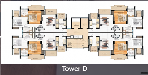  royal-residency Tower B2 Cluster Plan
