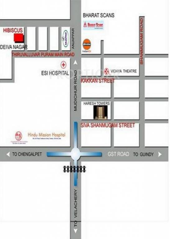 haresh housing elegance Location Plan