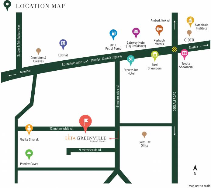 Images for Location Plan of Ekta Ekta Greenville