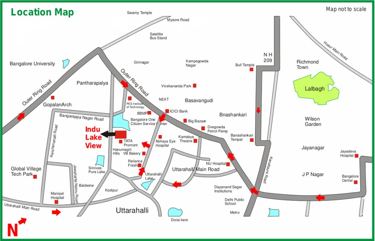 Images for Location Plan of Indu Builders Lake View