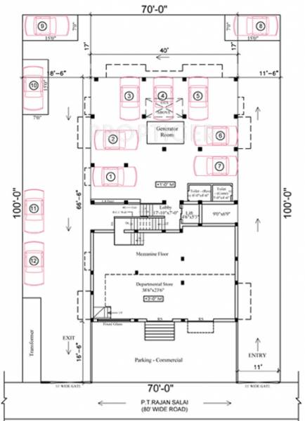 Images for Cluster Plan of Chozha Kanakham