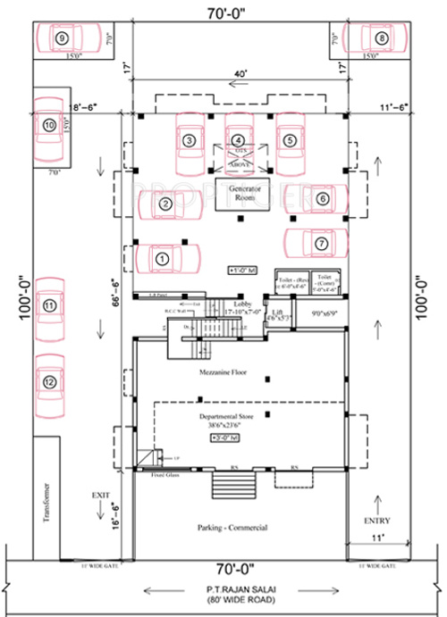 Images for Cluster Plan of Chozha Kanakham
