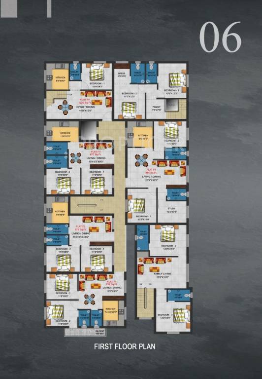 Images for Cluster Plan of Four Square Developer Oxford Square