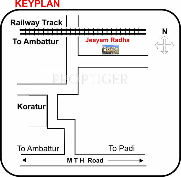Location Plan jeeyam-shelters radha Location Plan