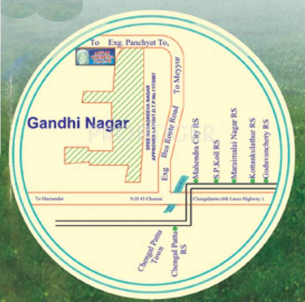 Images for Location Plan of Senthil Annai Theresa Nagar
