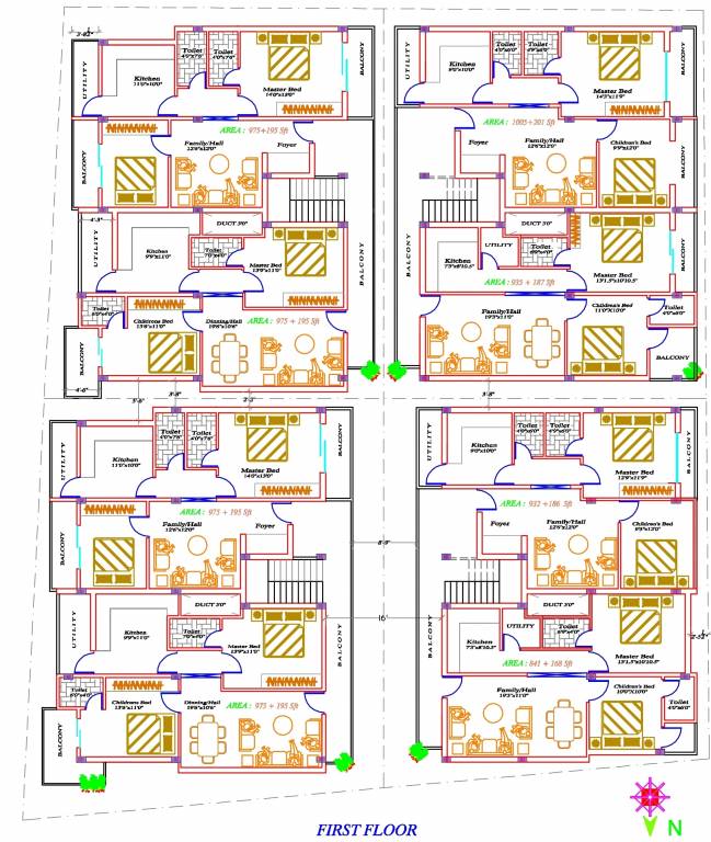 Images for Cluster Plan of Icons La Silver Green