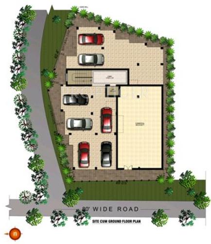 sri-kalpathru-foundations medavakkam Medavakkam Stilt Floor Cluster Plan