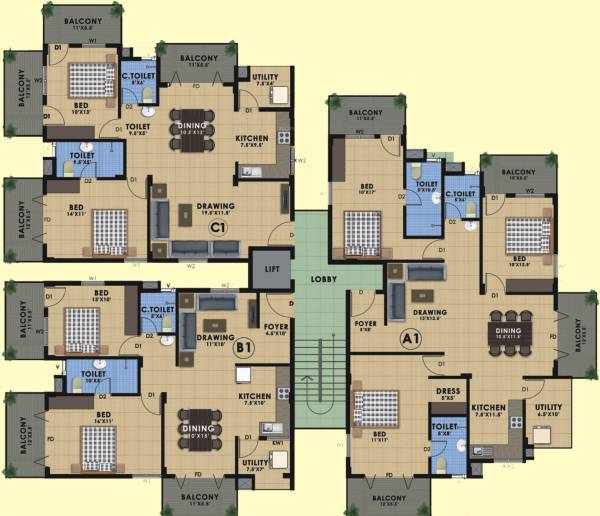 Images for Cluster Plan of Cosmos Swara
