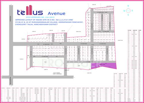  avenue Images for Layout Plan of Tellus Avenue