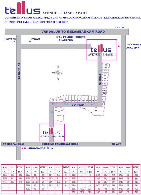  avenue Images for Layout Plan of Tellus Avenue