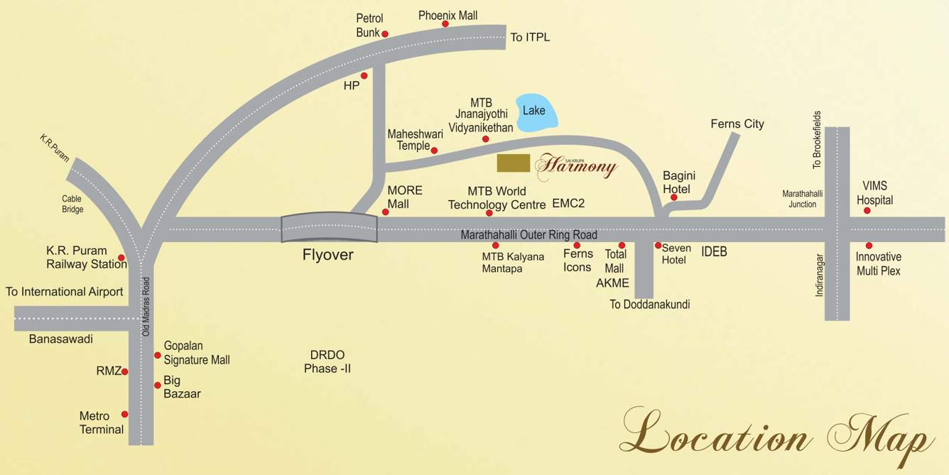  harmony Images for Location Plan of Sai Krupa Harmony
