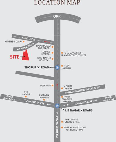 paradise Images for Location Plan of Modi Paradise Homes