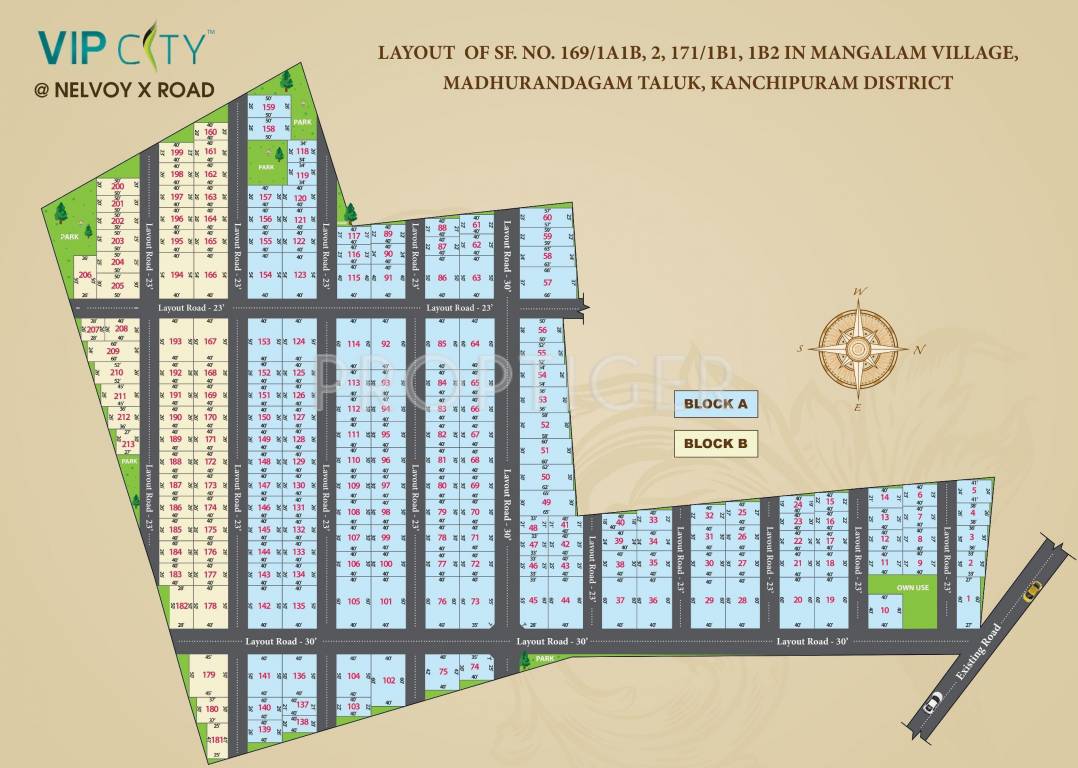VIP Housing Nelvoy Layout Plan