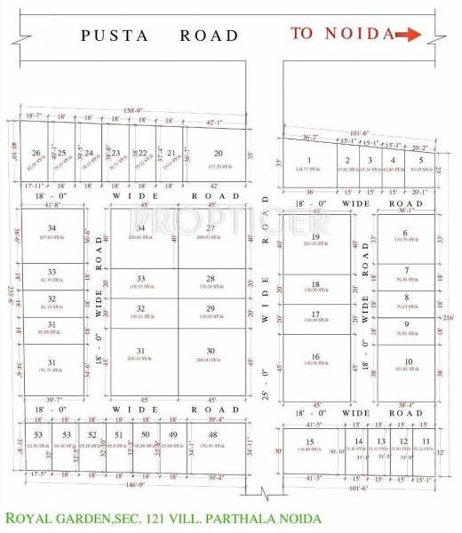 Layout Plan akh-group royal-garden Layout Plan