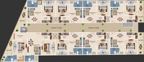  royal-apartment Images for Cluster Plan of AKH Royal Apartment