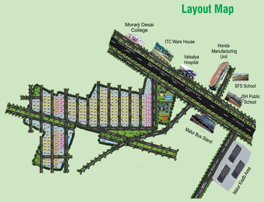  palm meadows Images for Layout Plan of Abhyudaya Palm Meadows