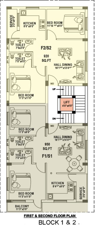Images for Cluster Plan of EGB Builders Vasantham